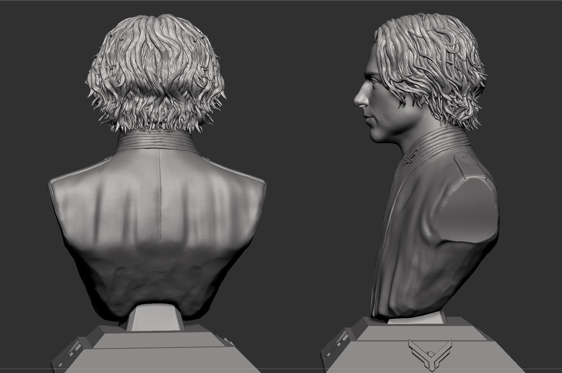 Dune-Paul Atreides-Timothee Chalamet Bust 3D print model_5