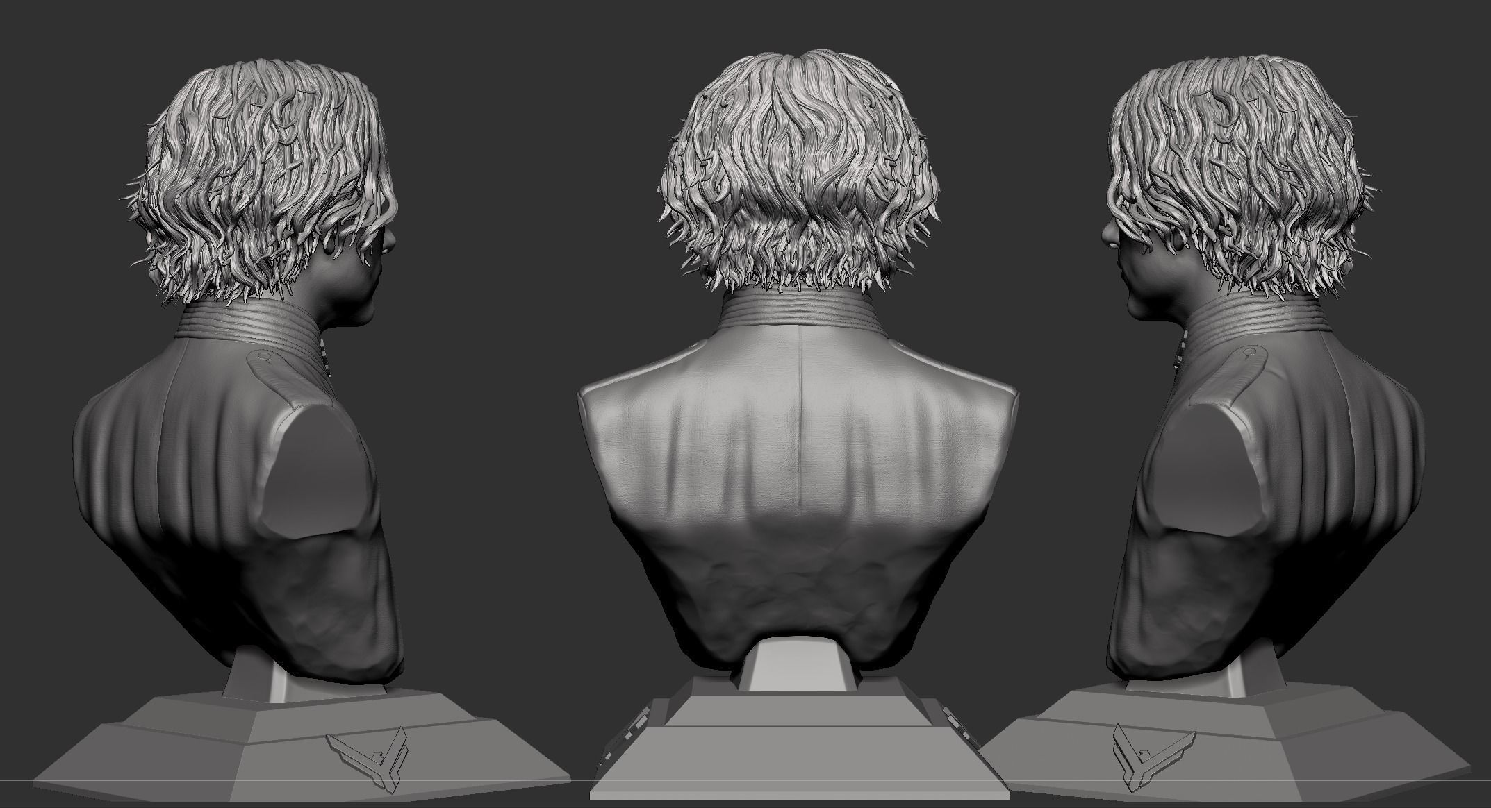 Dune-Paul Atreides-Timothee Chalamet Bust 3D print model_8