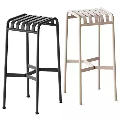 Palissade Bar Stool Olive by Hay