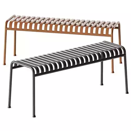 Palissade Bench Olive by Hay