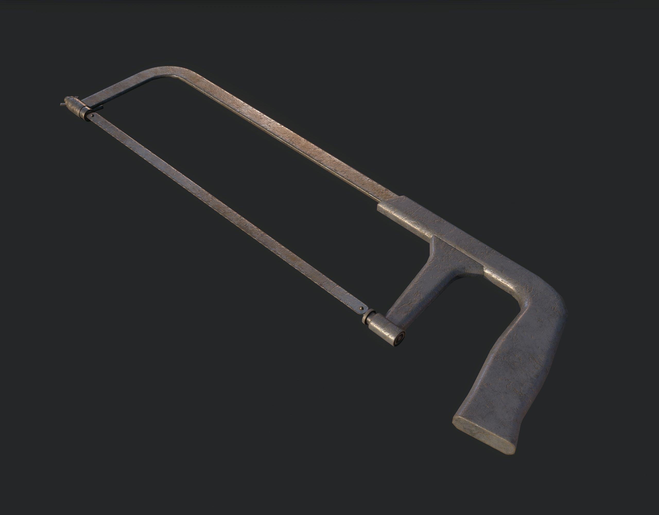 Workbench with Tools Low-poly 3D model_26