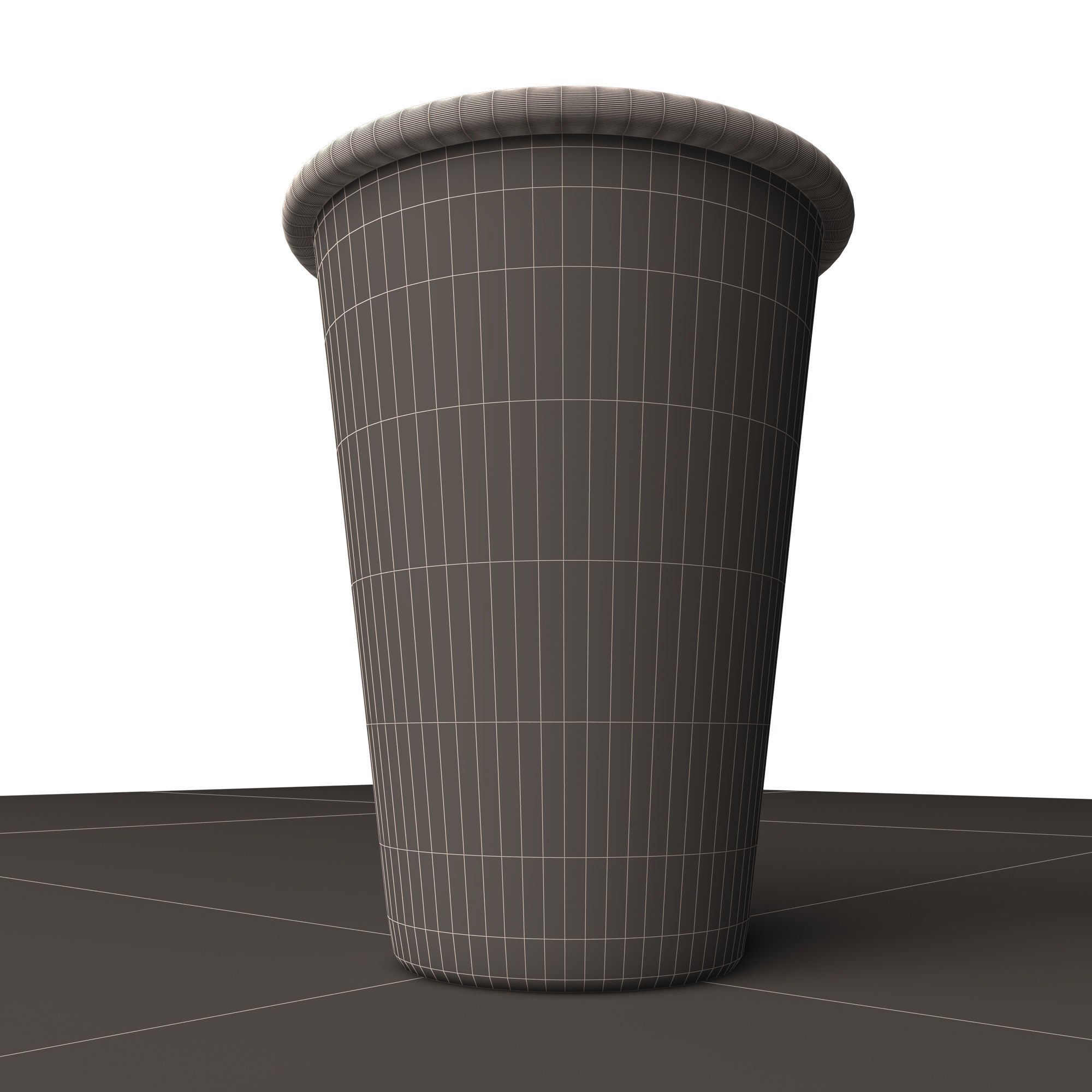 Drink Cup Low-poly 3D model_8