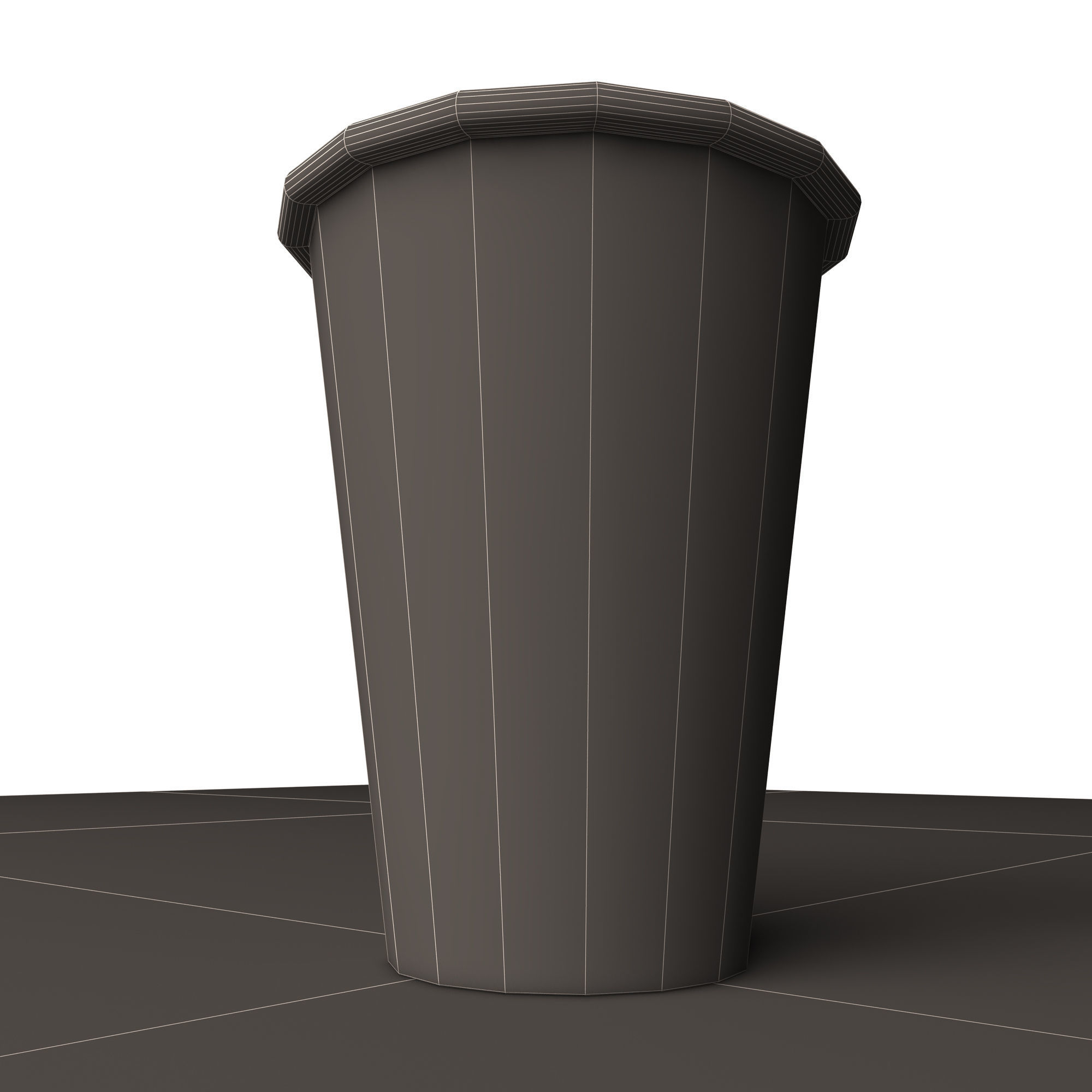 Drink Cup Low-poly 3D model_14