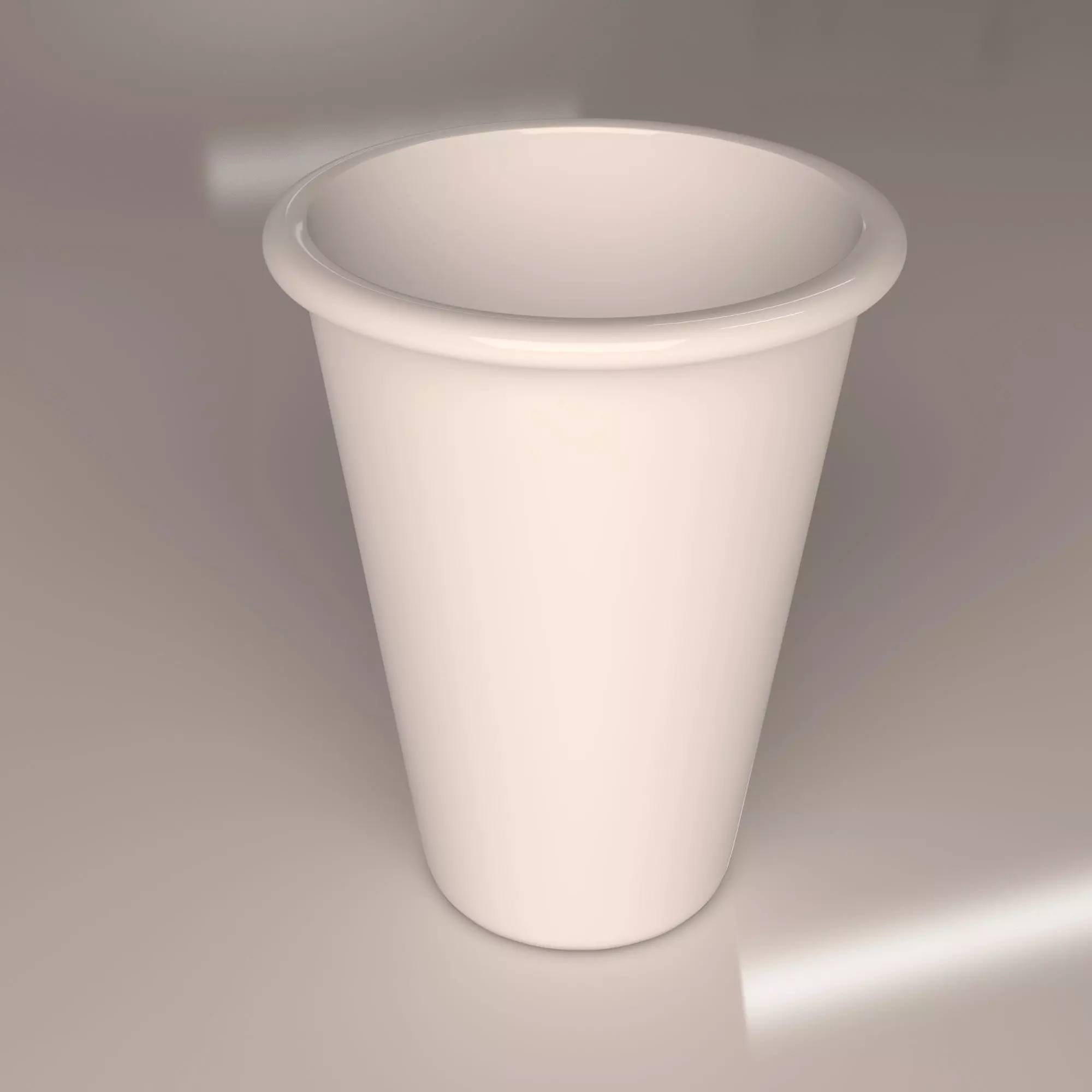 Drink Cup Low-poly 3D model_0