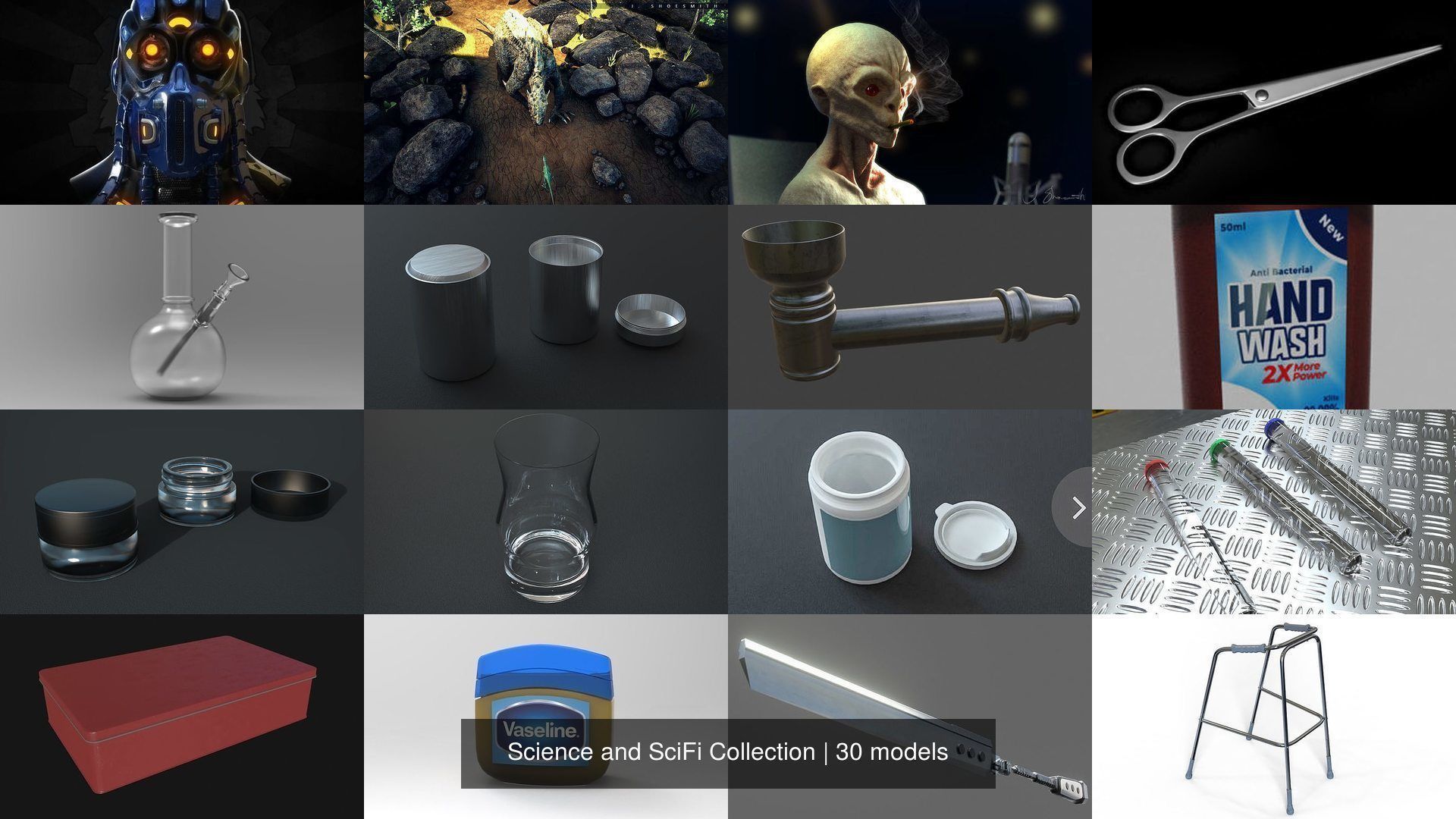 Science and Scifi 3D Model Collection _2