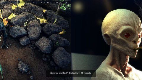 Science and Scifi 3D Model Collection _1