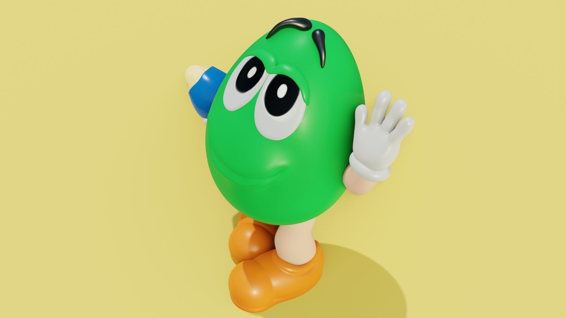 MandM s Character Low-poly 3D model_18