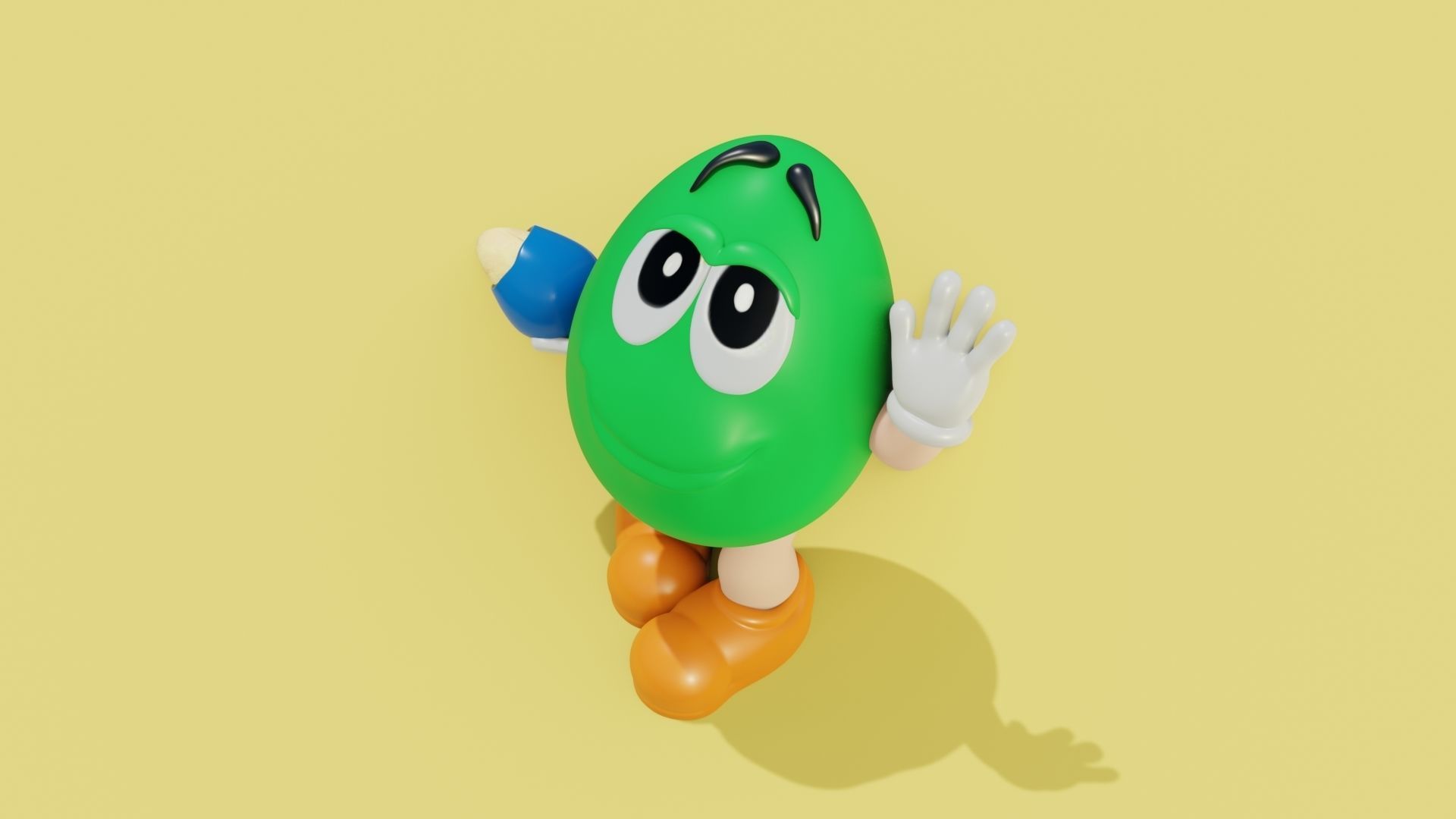 MandM s Character Low-poly 3D model_30