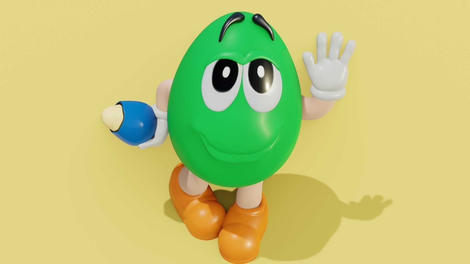 MandM s Character Low-poly 3D model_4