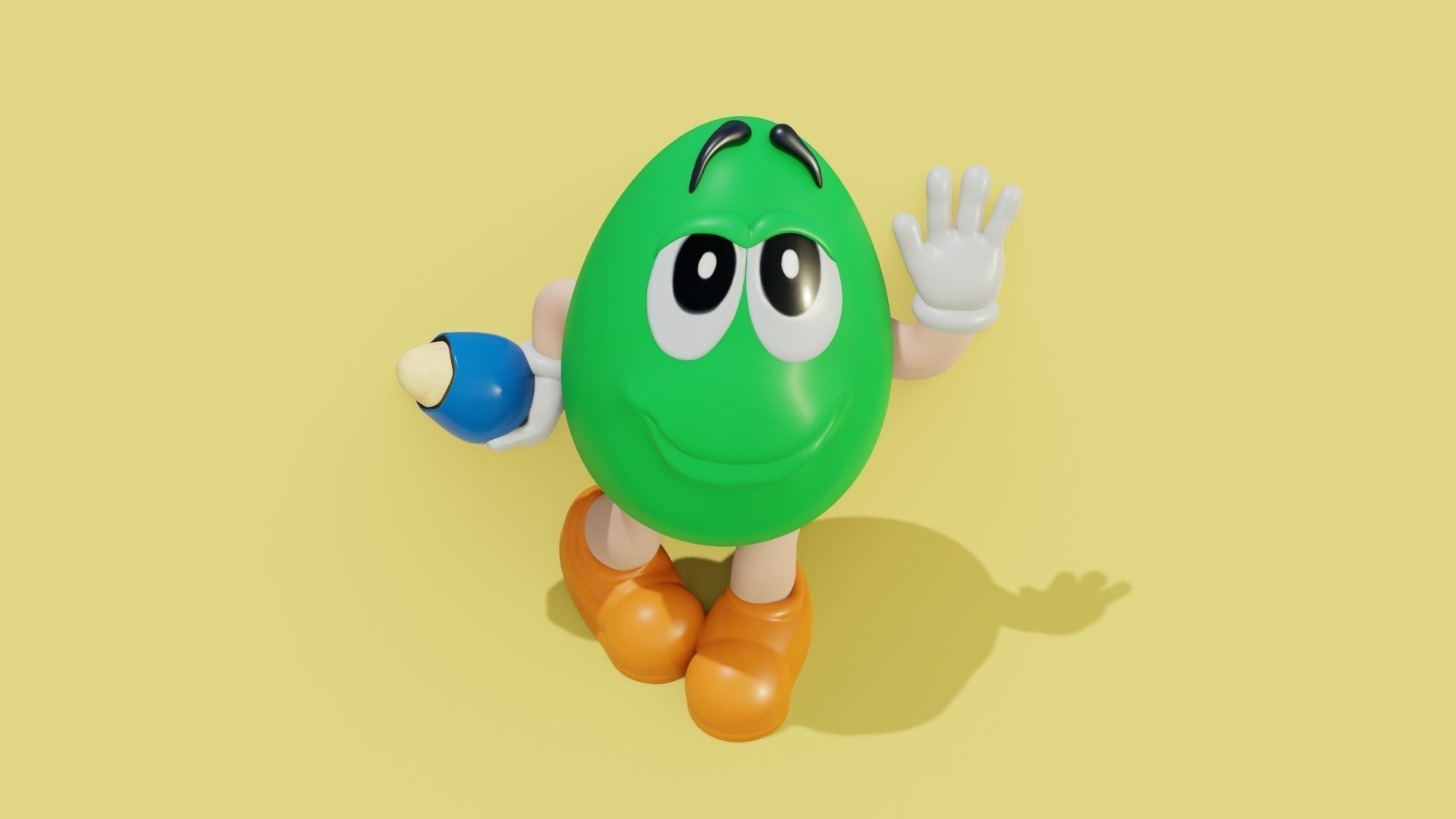 MandM s Character Low-poly 3D model_29