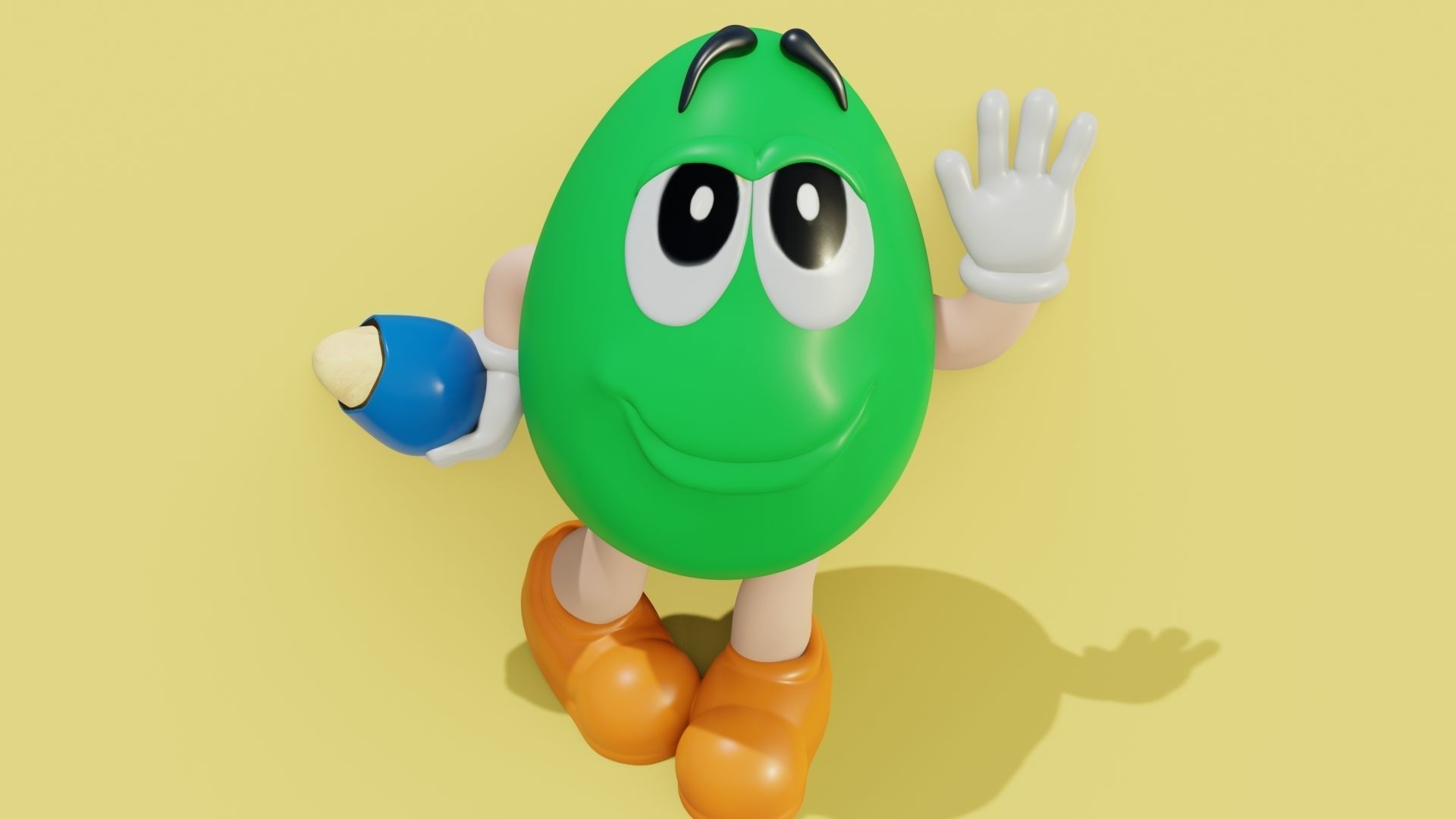 MandM s Character Low-poly 3D model_27