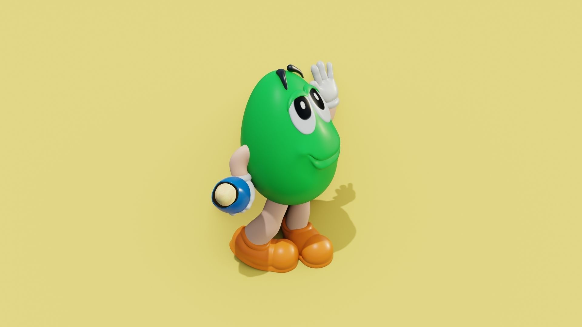 MandM s Character Low-poly 3D model_17