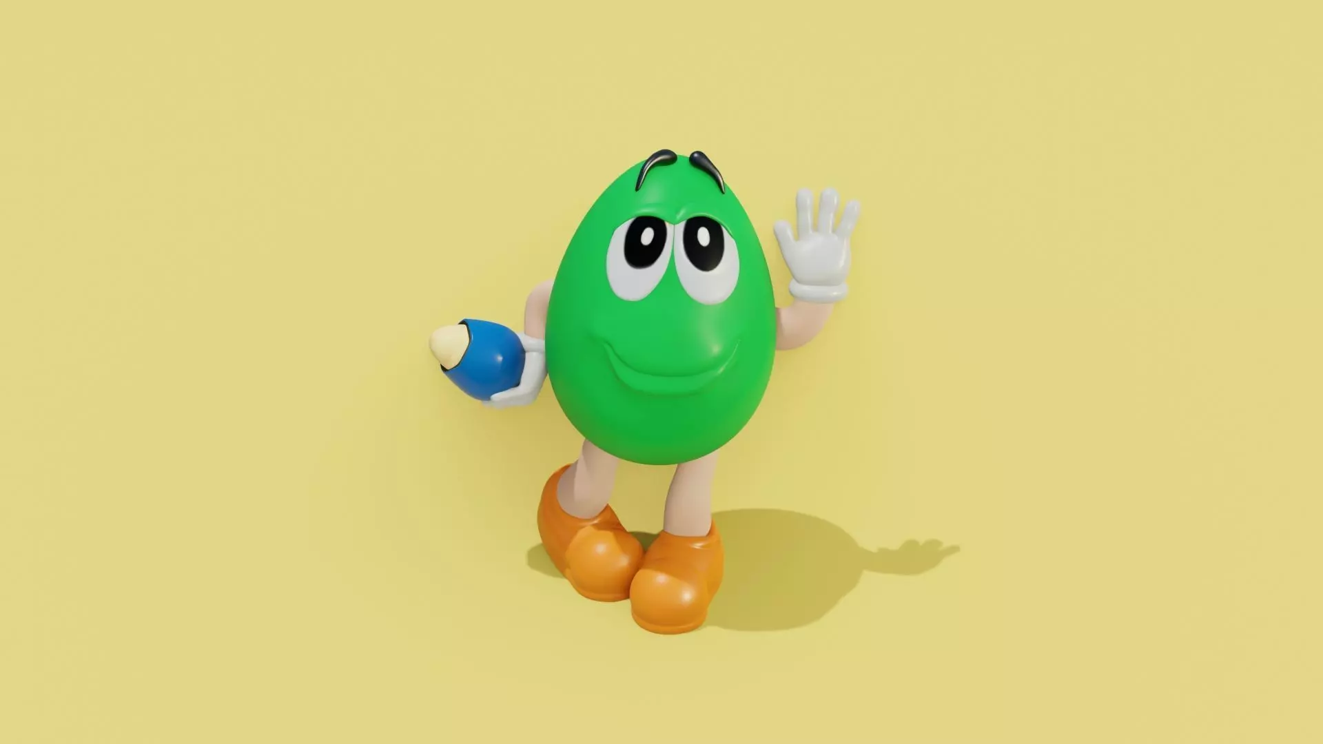 MandM s Character Low-poly 3D model_0