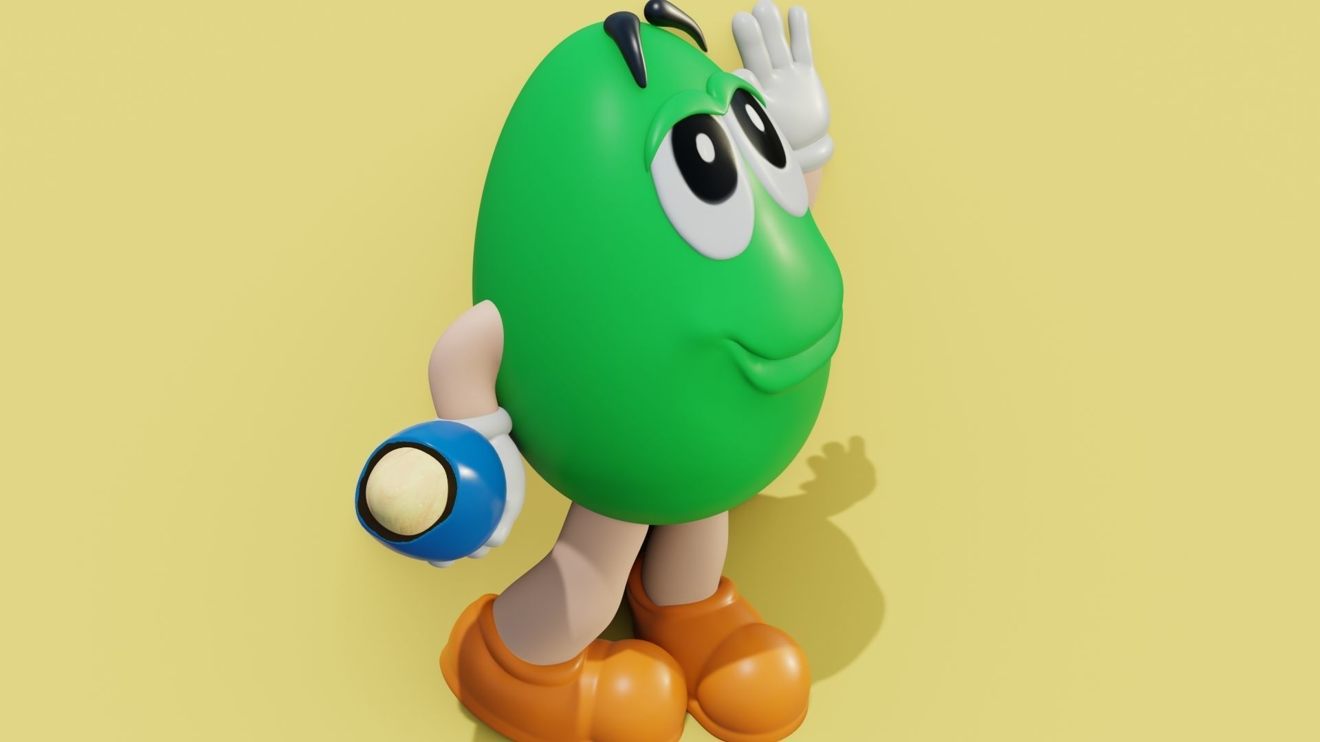 MandM s Character Low-poly 3D model_1