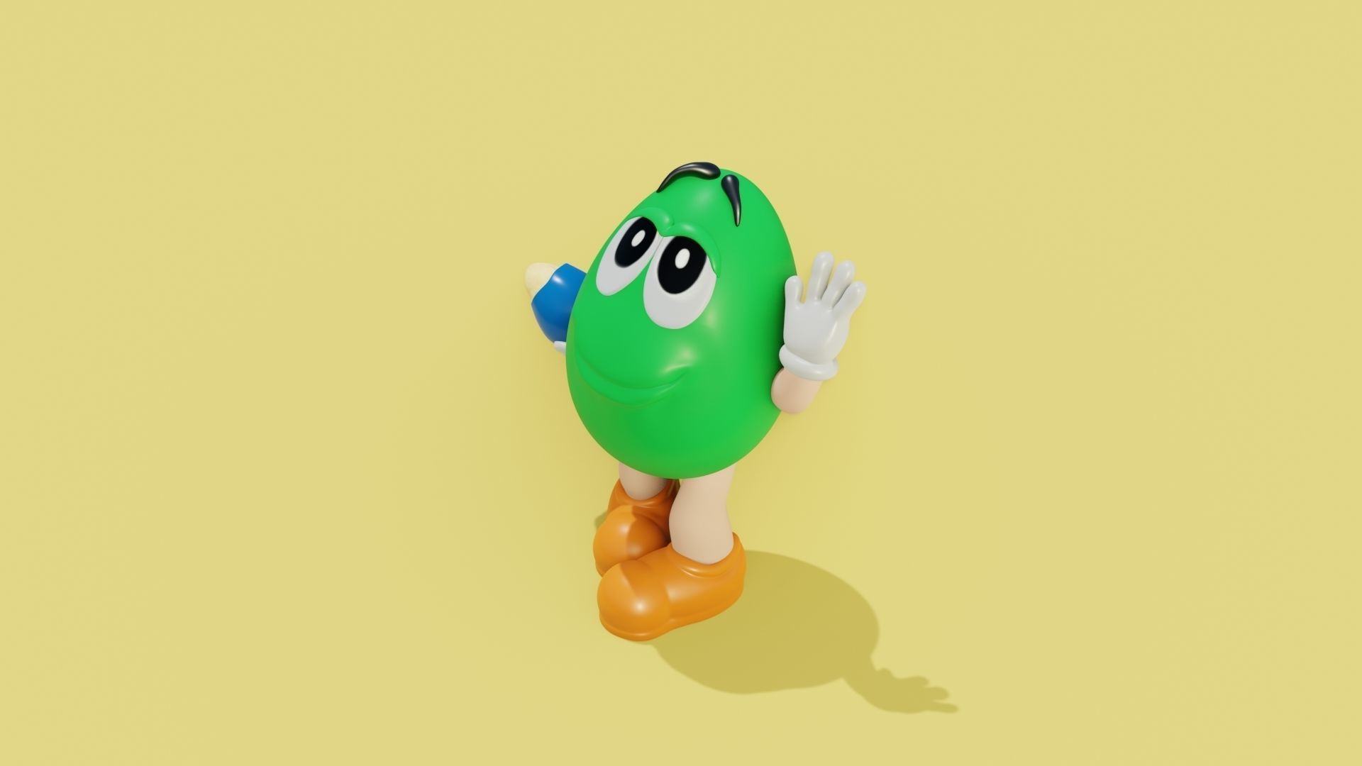 MandM s Character Low-poly 3D model_35