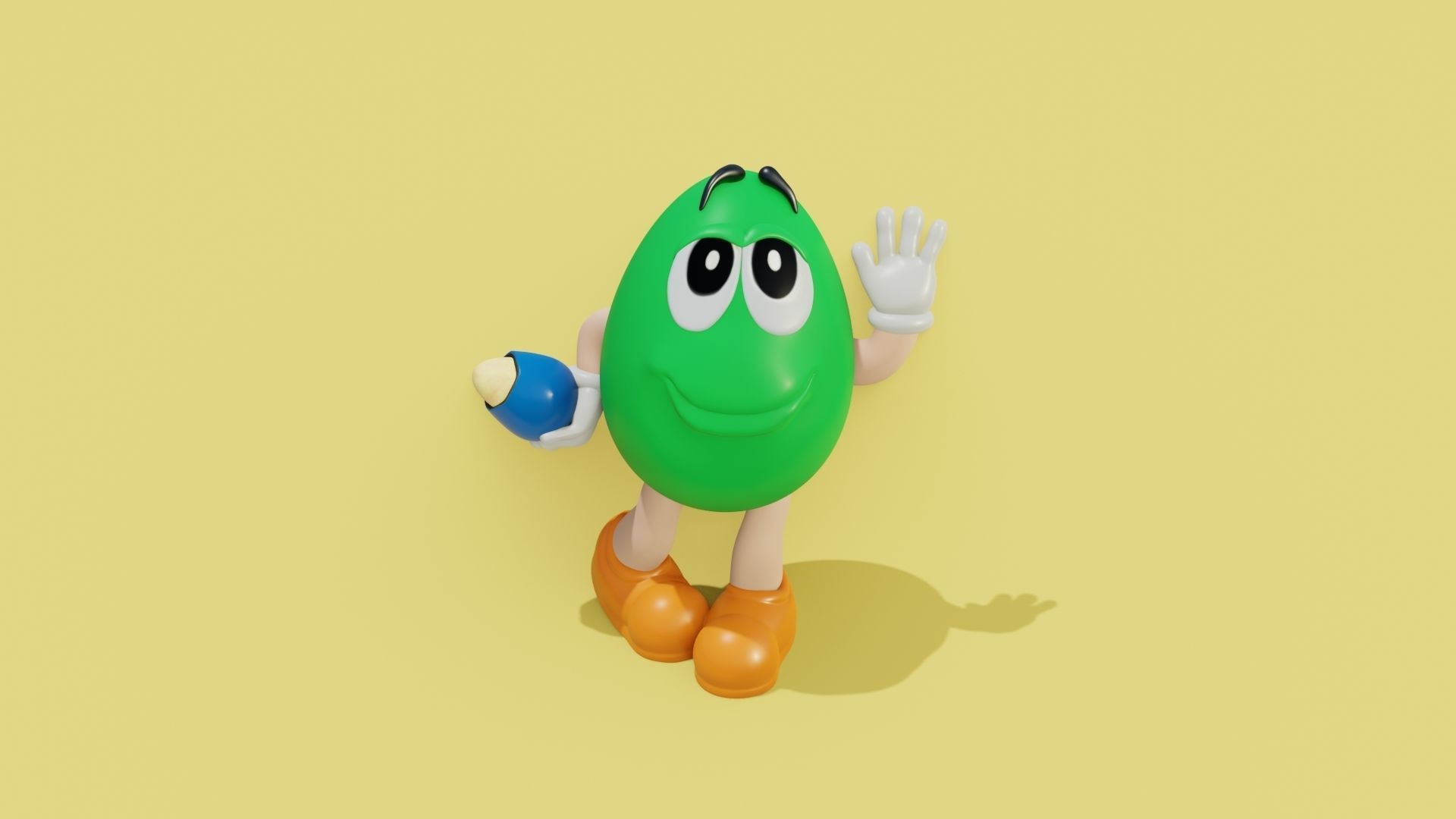 MandM s Character Low-poly 3D model_34