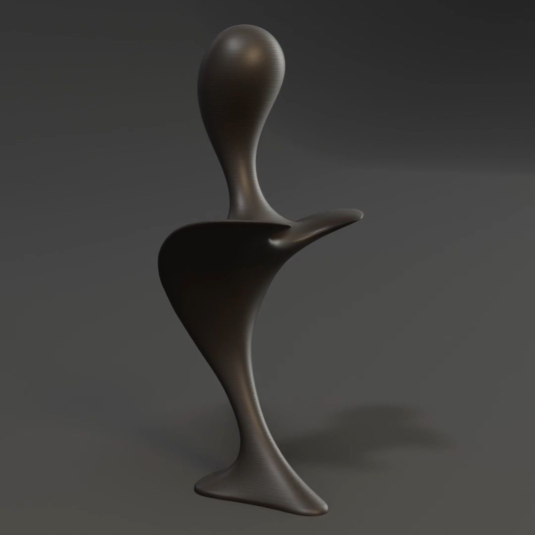 Abstract Bust Free 3D print model_4