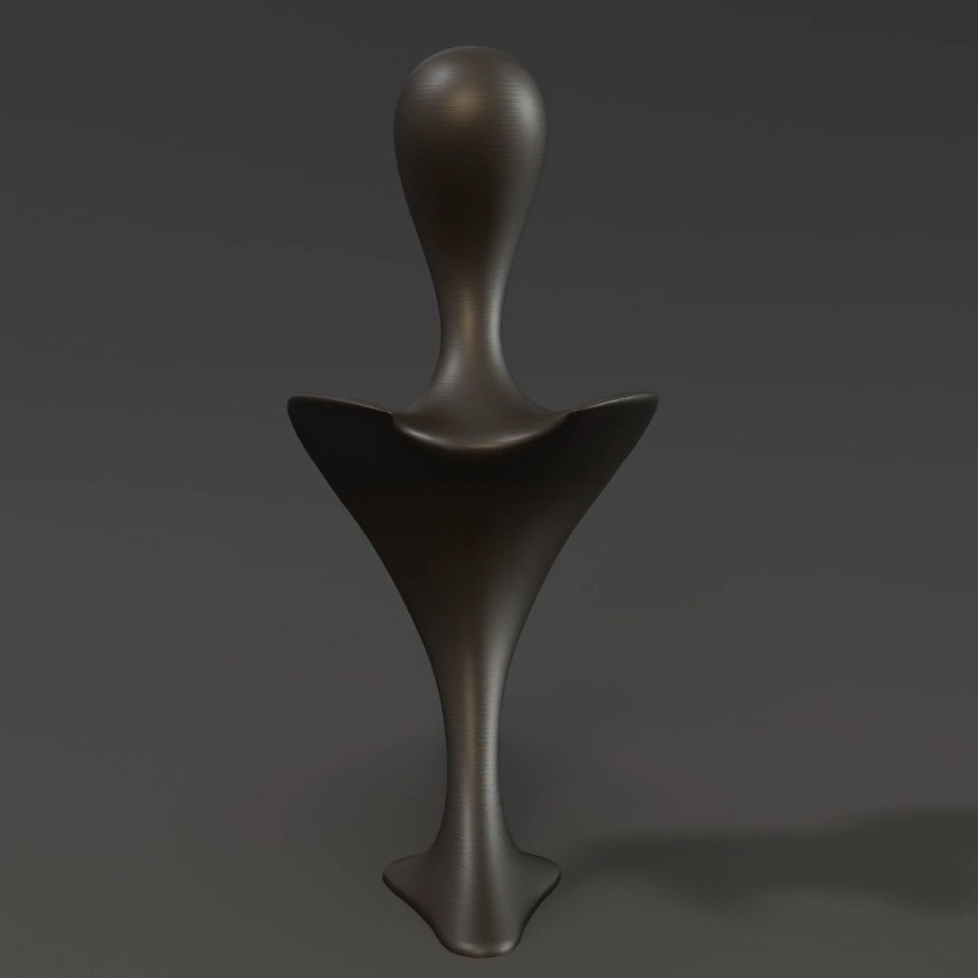 Abstract Bust Free 3D print model_5