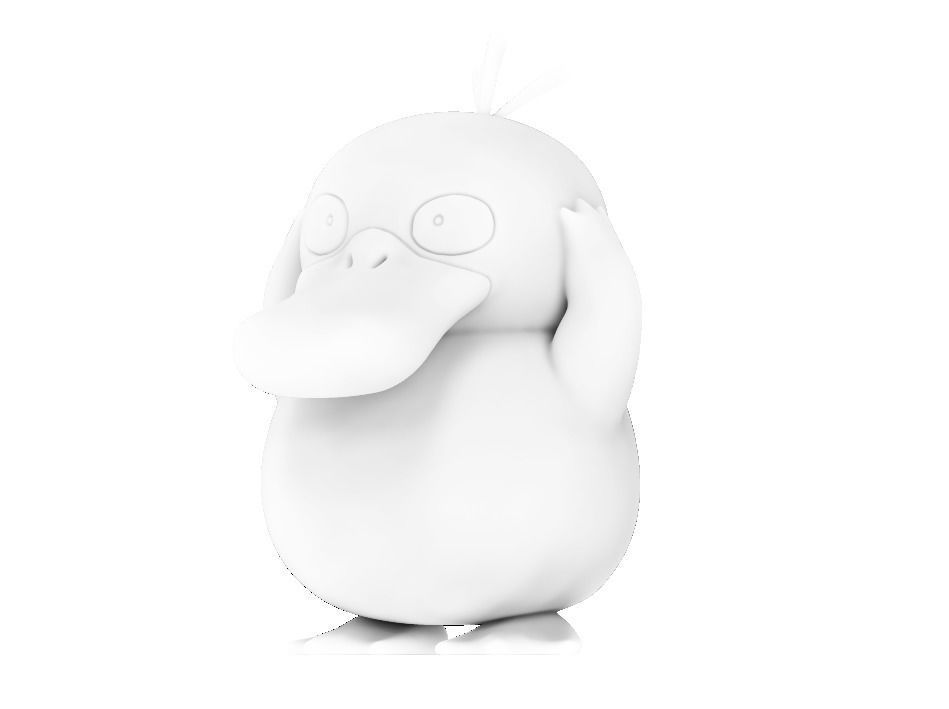 Psyduck duck 3D print model_5