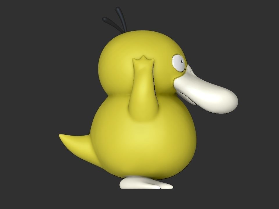 Psyduck duck 3D print model_3