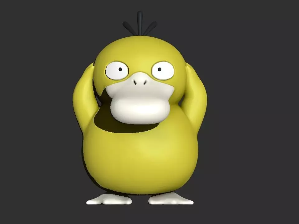 Psyduck duck 3D print model_0