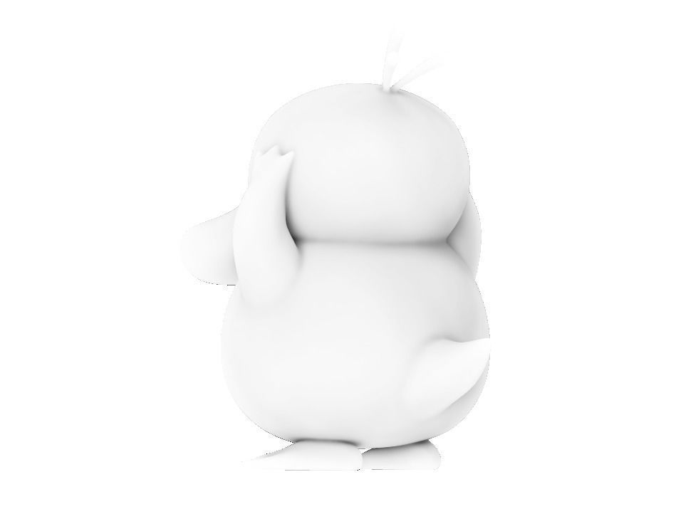 Psyduck duck 3D print model_6