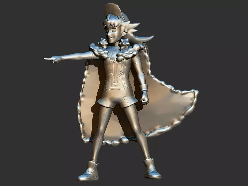 Leon Pokemon Trainer 3D print model