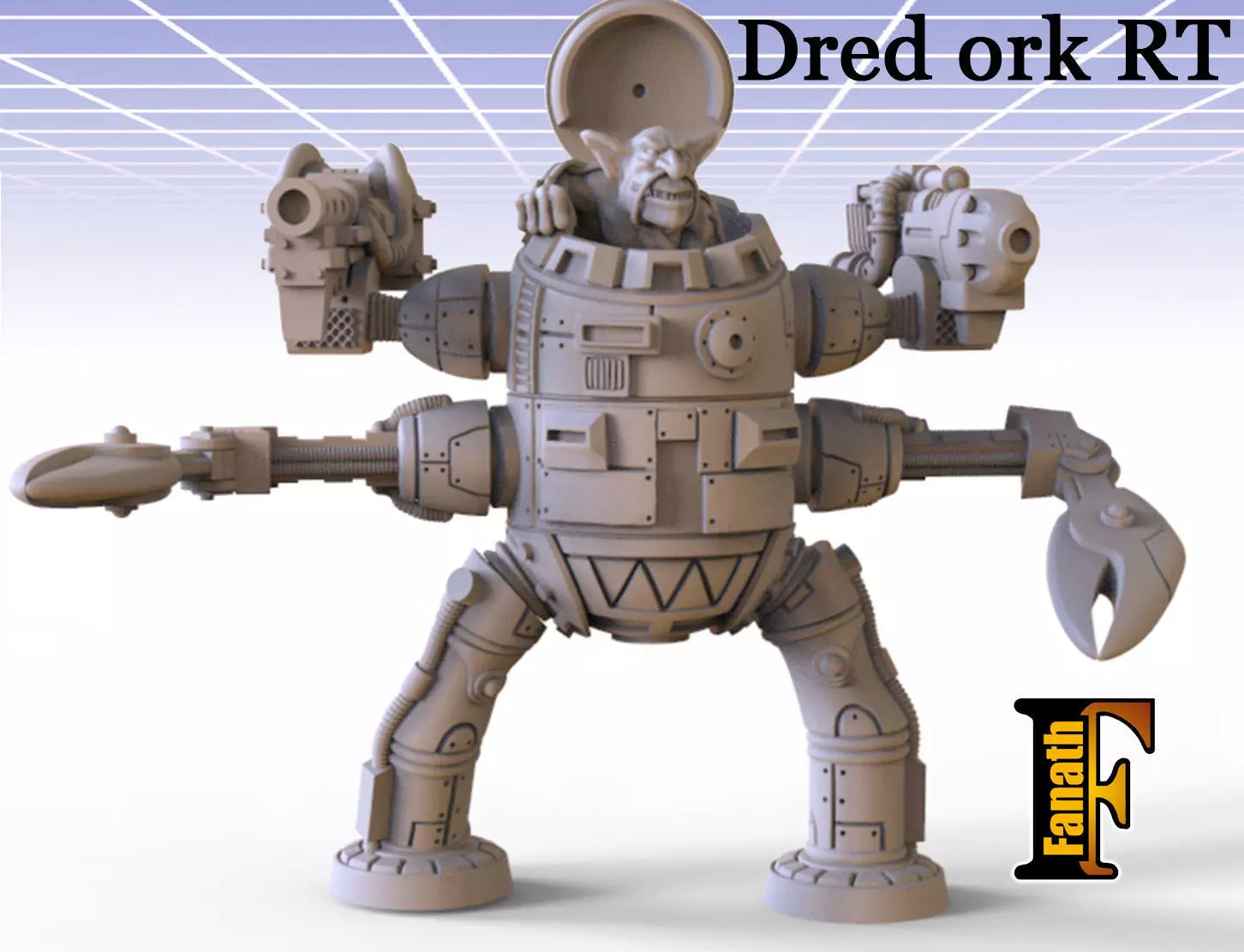 Dread ork RT 3D print model_0