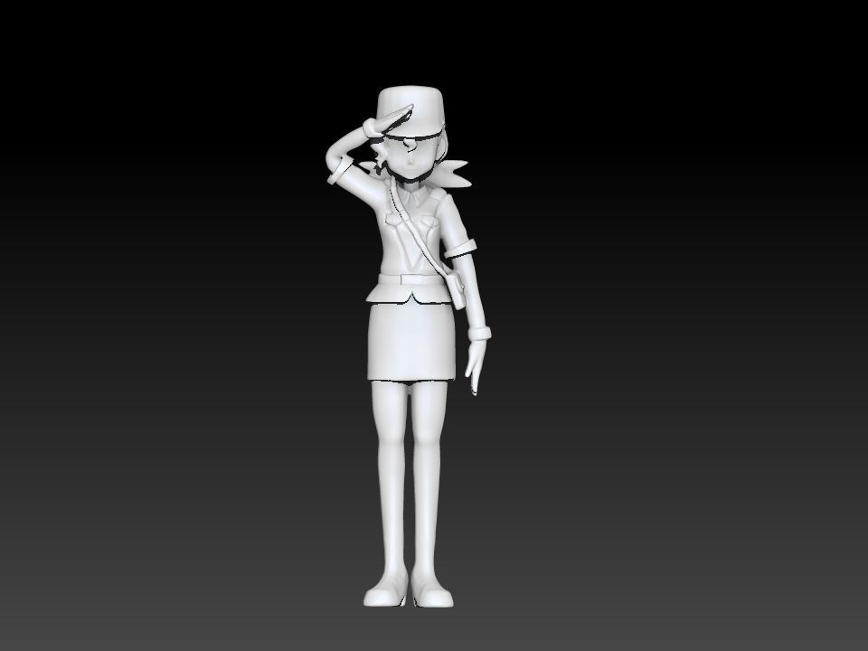Officer Jenny 3D print model_0