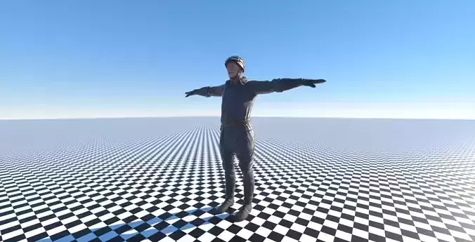 Soviet military motorcyclist