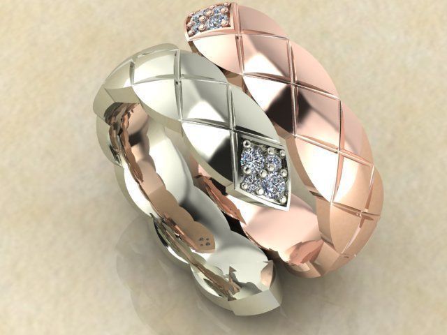 Fashion Ring 3D print model_5