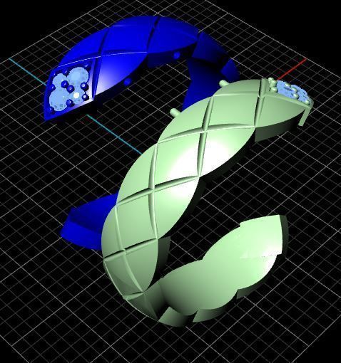 Fashion Ring 3D print model_9