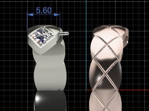 Fashion Ring 3D print model_8