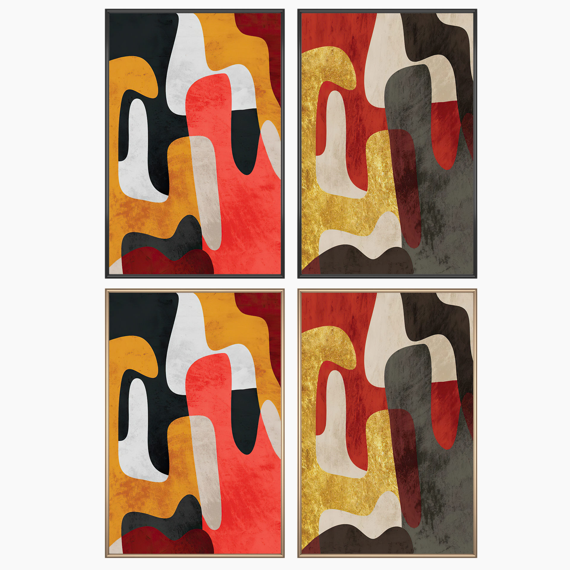 Wall Art Set 3643 3D model_1