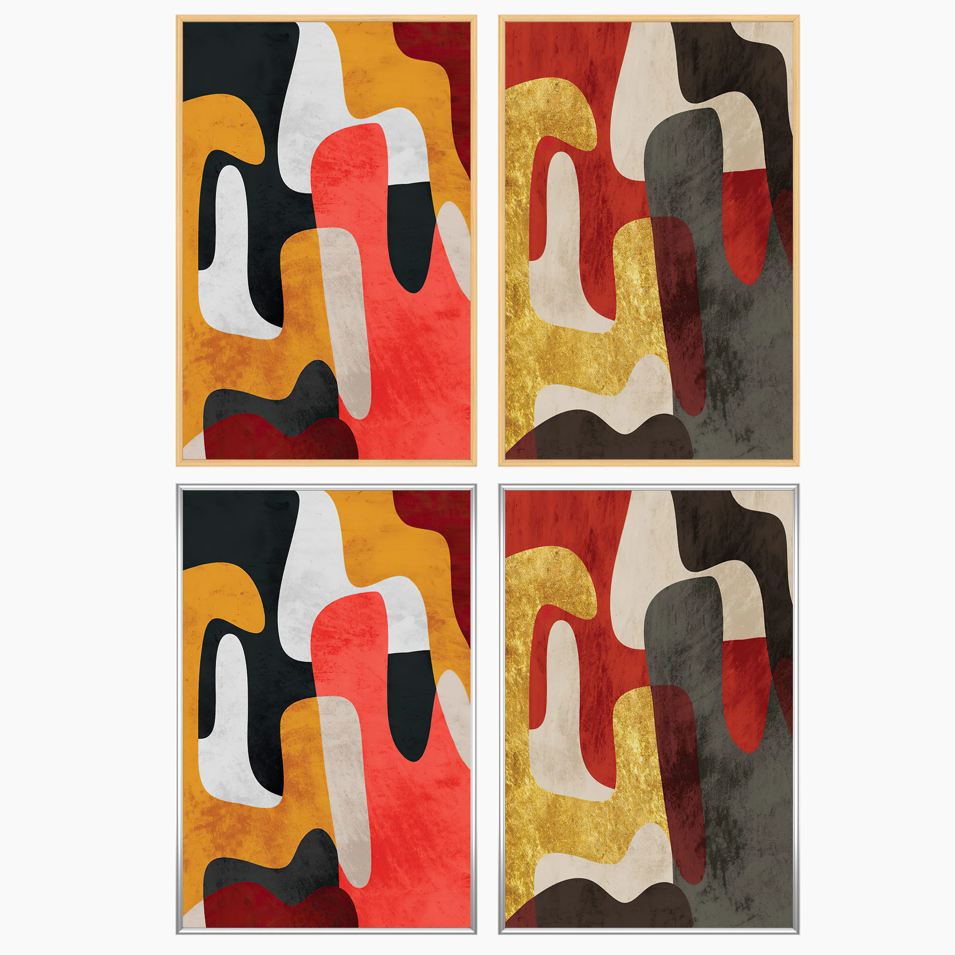 Wall Art Set 3643 3D model_2