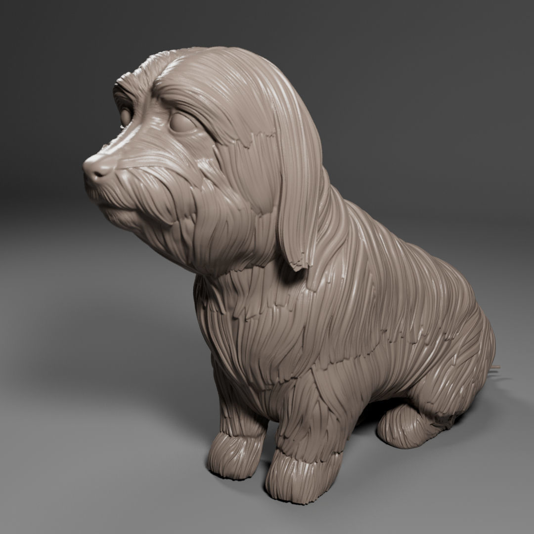 Terrier Dachshund SRD - Dog Pet 02 3D print model_12