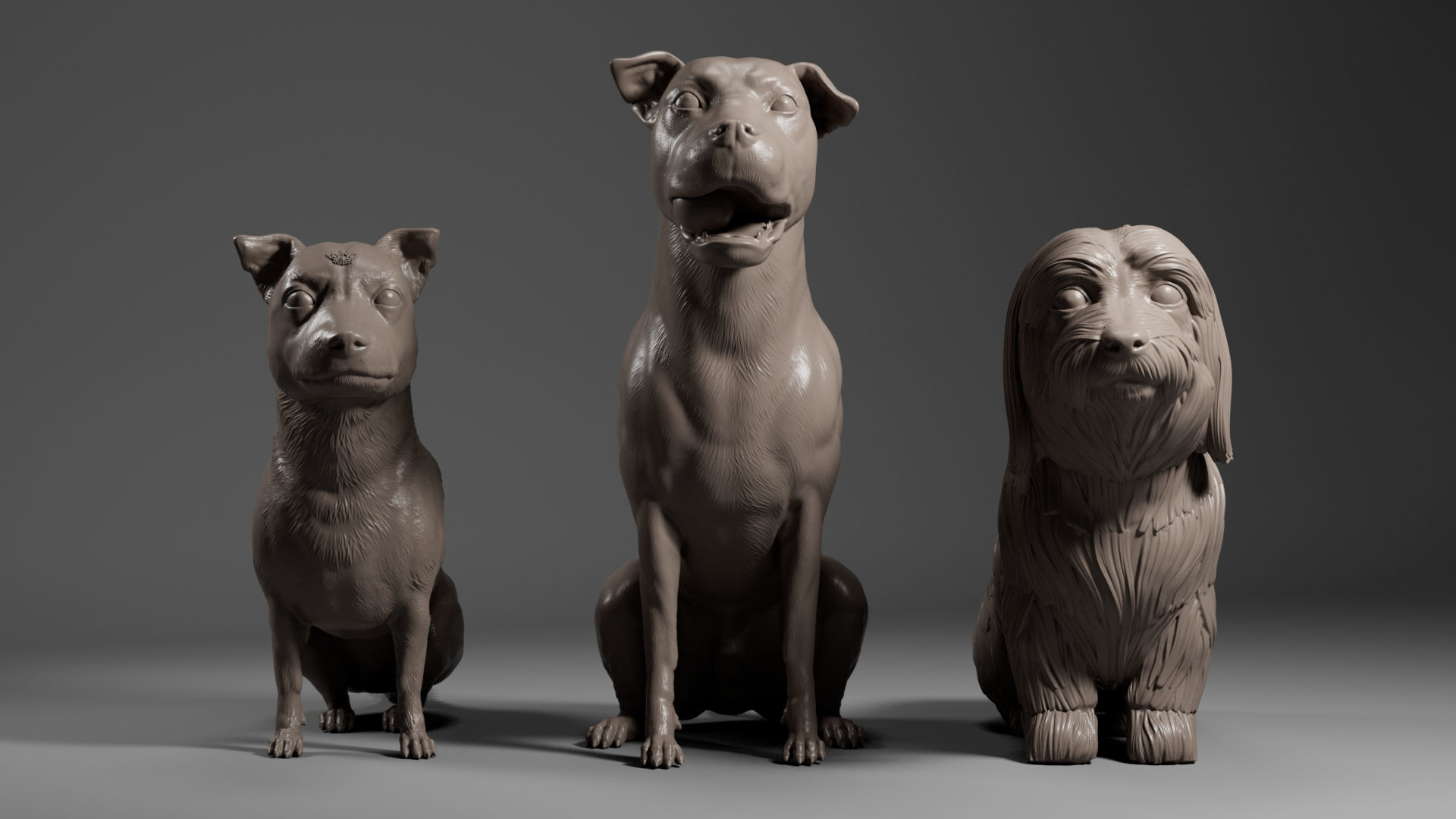 Terrier Dachshund SRD - Dog Pet 02 3D print model_7
