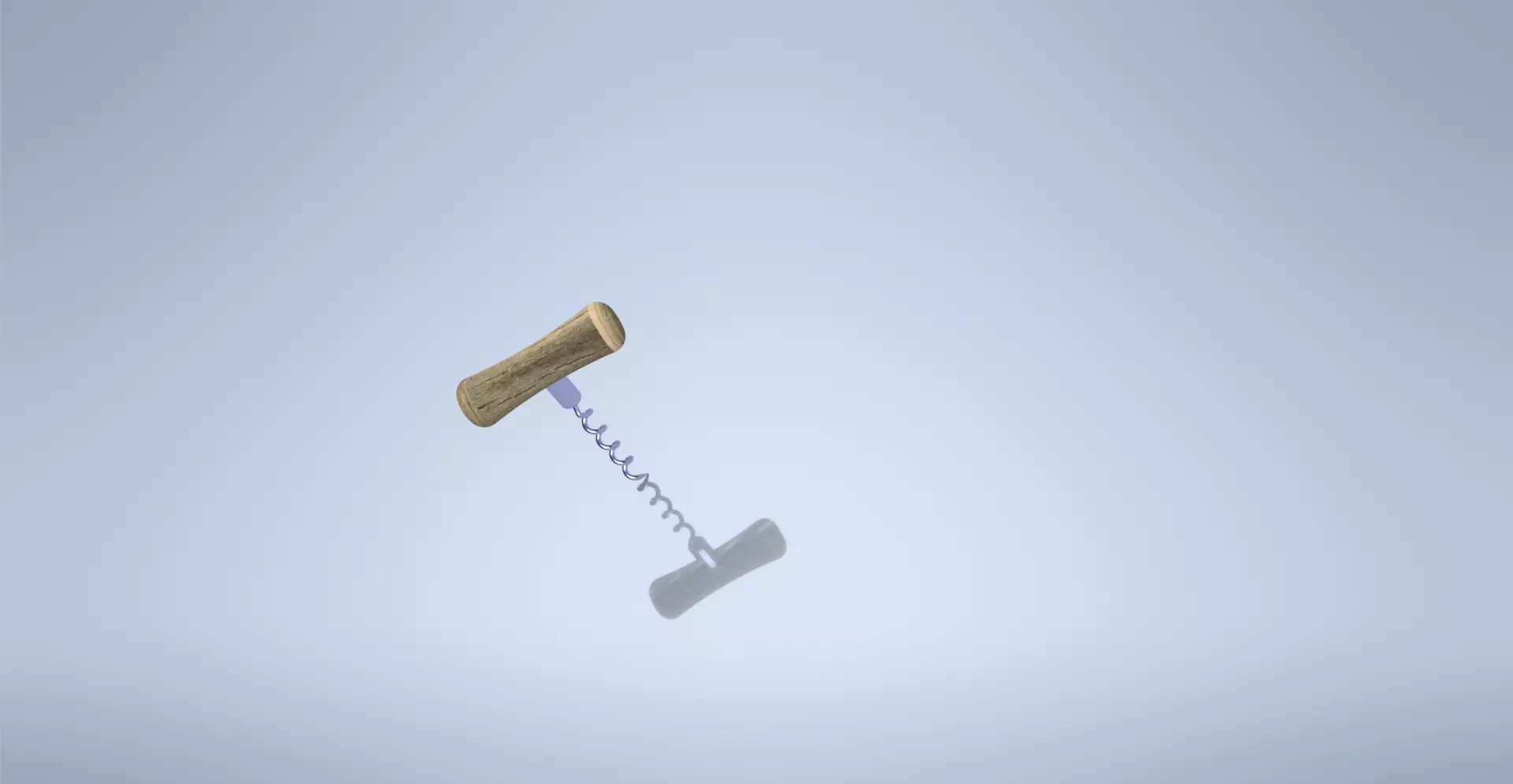 Corkscrew for wine bottles Free 3D model
