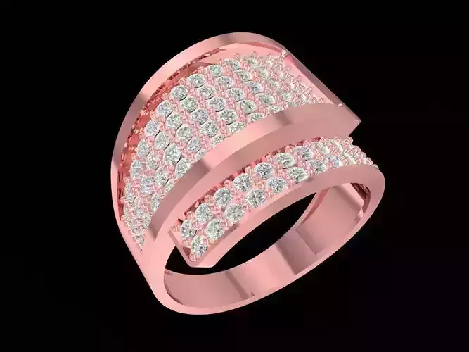 Luxury Pave Diamond Men Ring 1242
