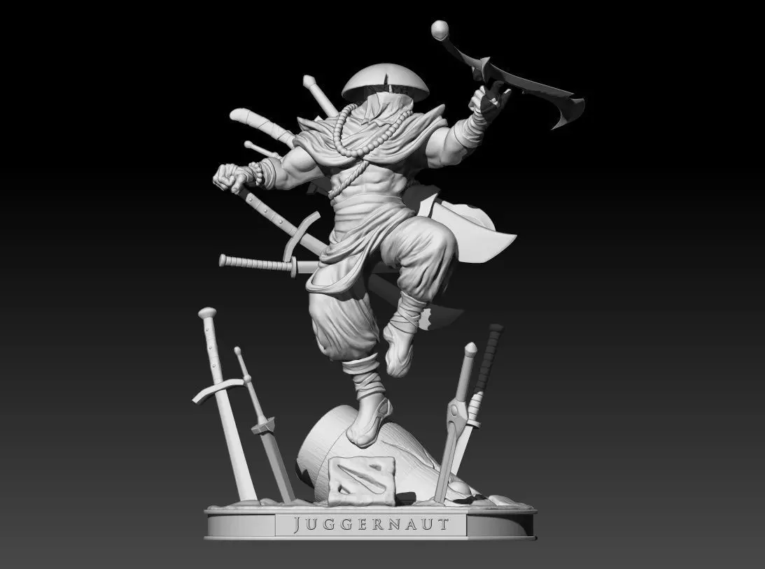 Juggernaut dota 2 3D print model 3D model_0