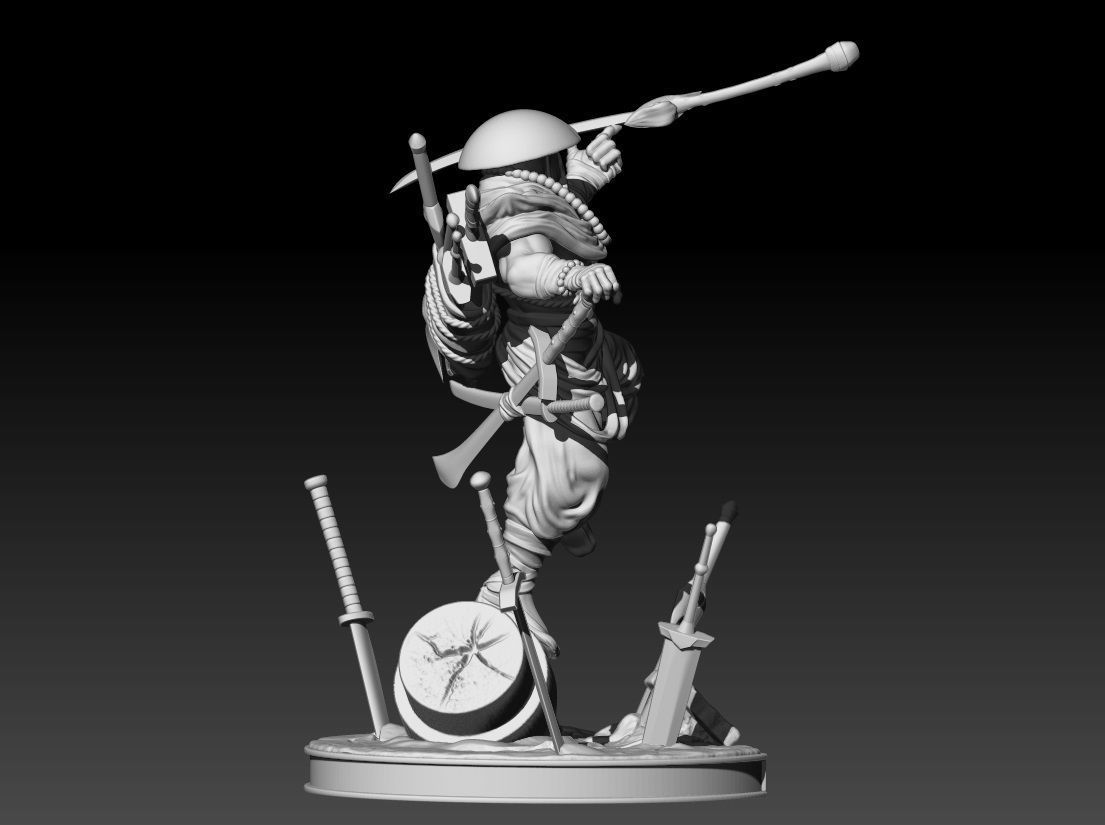 Juggernaut dota 2 3D print model 3D model_3