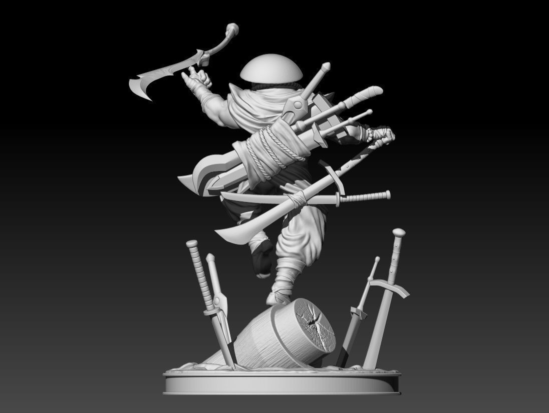 Juggernaut dota 2 3D print model 3D model_1