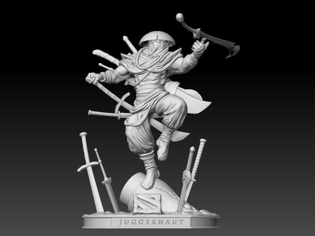 Juggernaut dota 2 3D print model 3D model_4