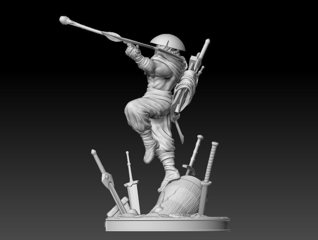 Juggernaut dota 2 3D print model 3D model_2