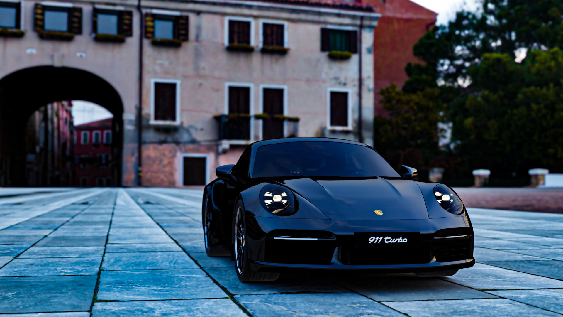 Porsche 911 Turbo S  3D model_2