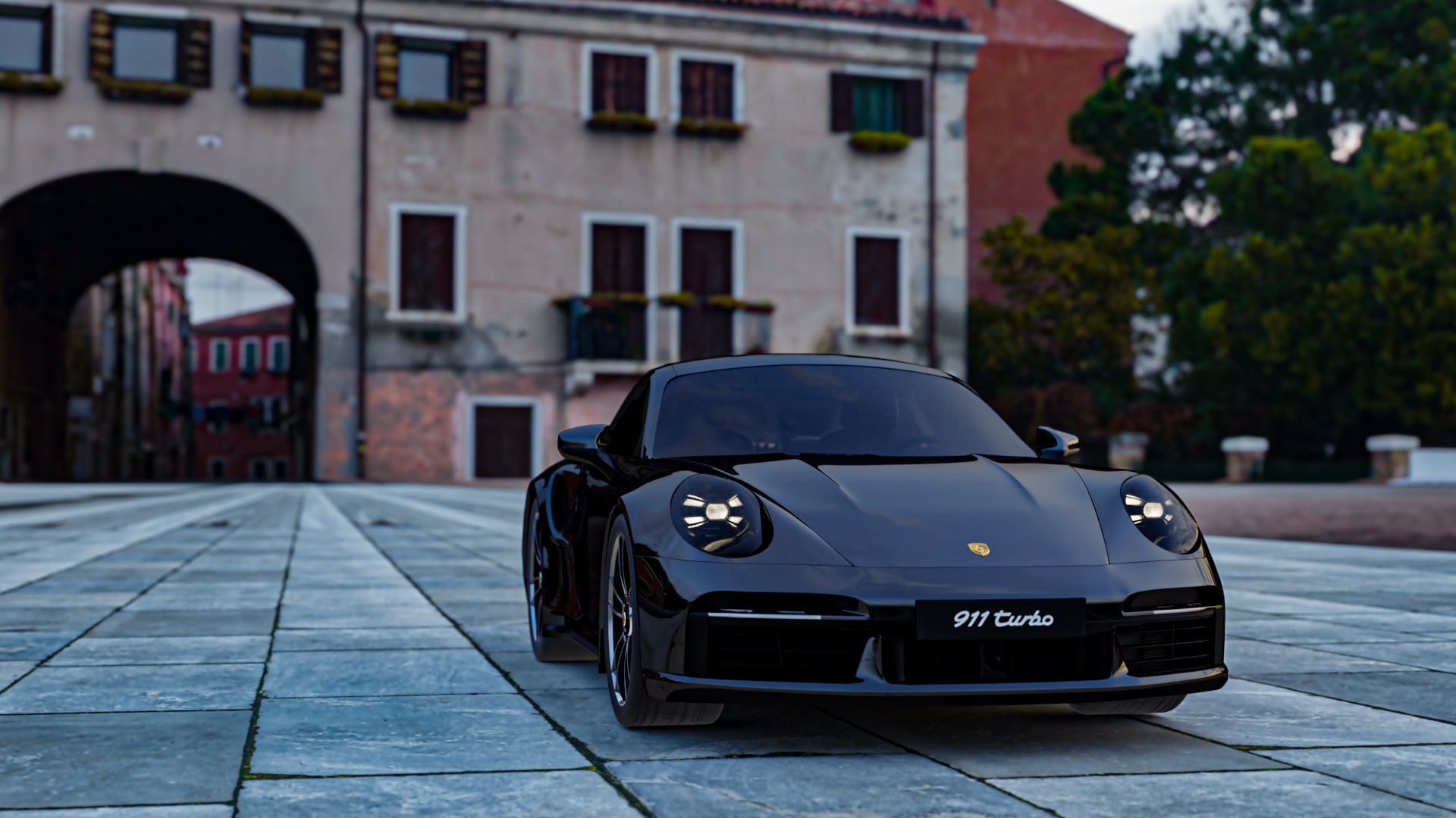 Porsche 911 Turbo S  3D model_9