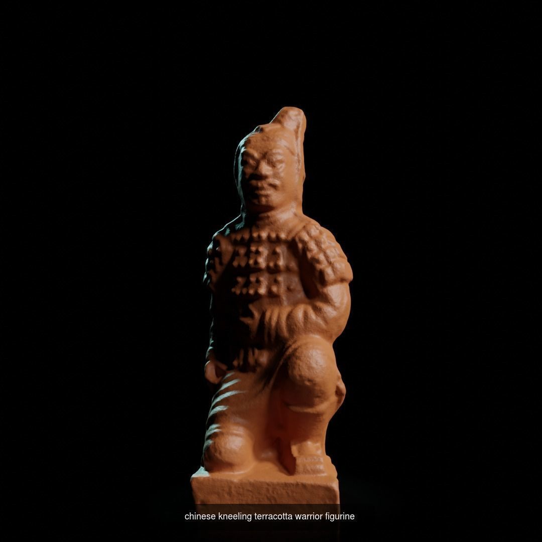chinese terracotta warrior figurines 3D Model Collection_2