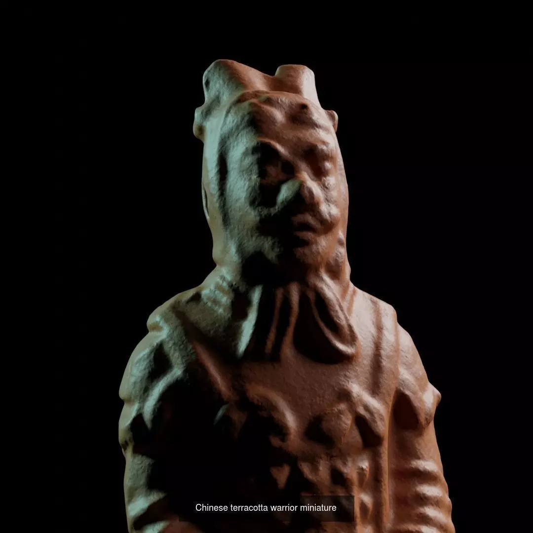 chinese terracotta warrior figurines 3D Model Collection_0