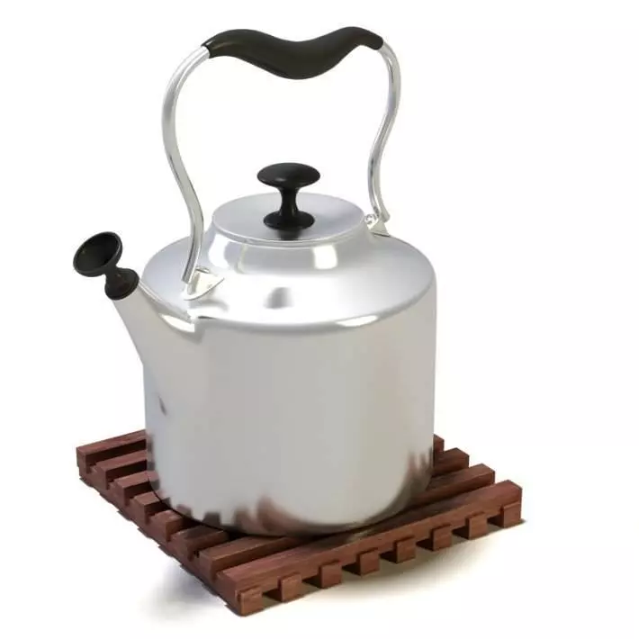 Modern Design Teapot 3D model_0