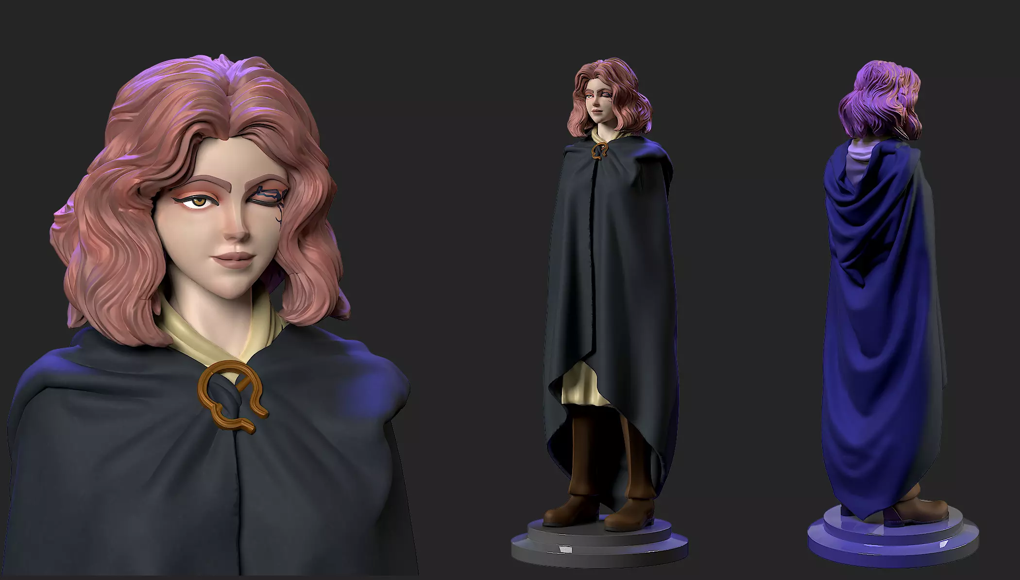 Melina Elden ring fanart 3D print model_0